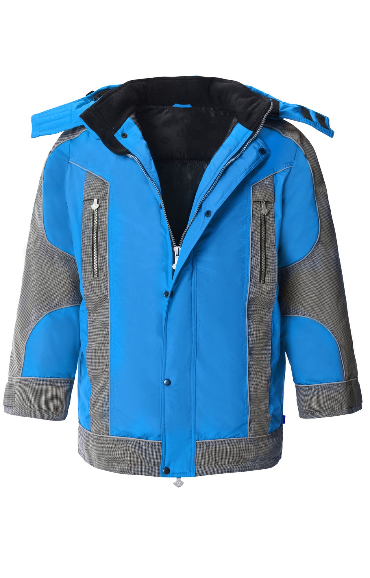 64794 Костюм "Ультра" зимний василек-черный  Зимняя спецодежда  размер 64-66/170-176  - Вид №3