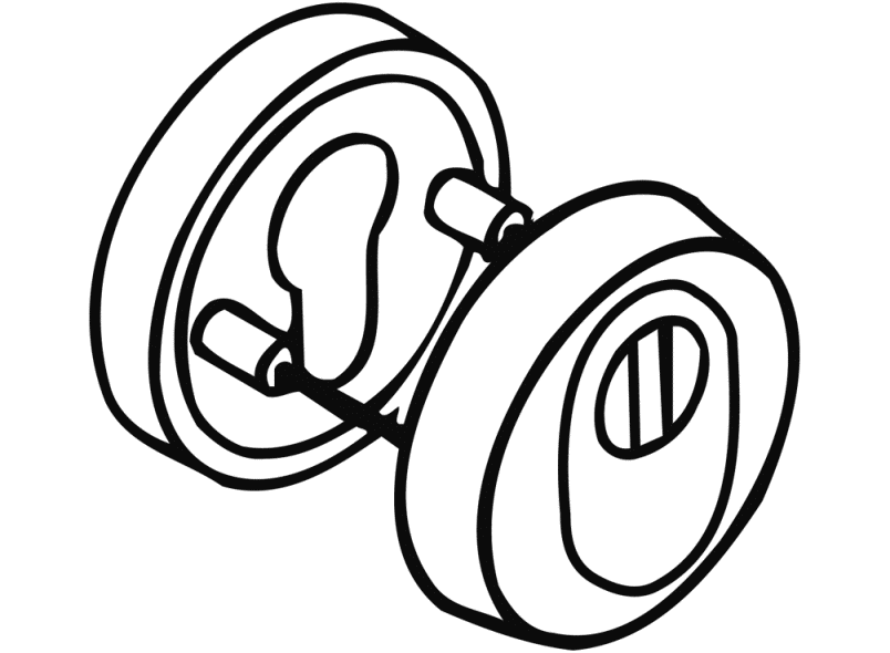 306.23BESZRC Защитная розетка с крышкой цилиндра HEWI System 111 | Polyamid  - Вид №7