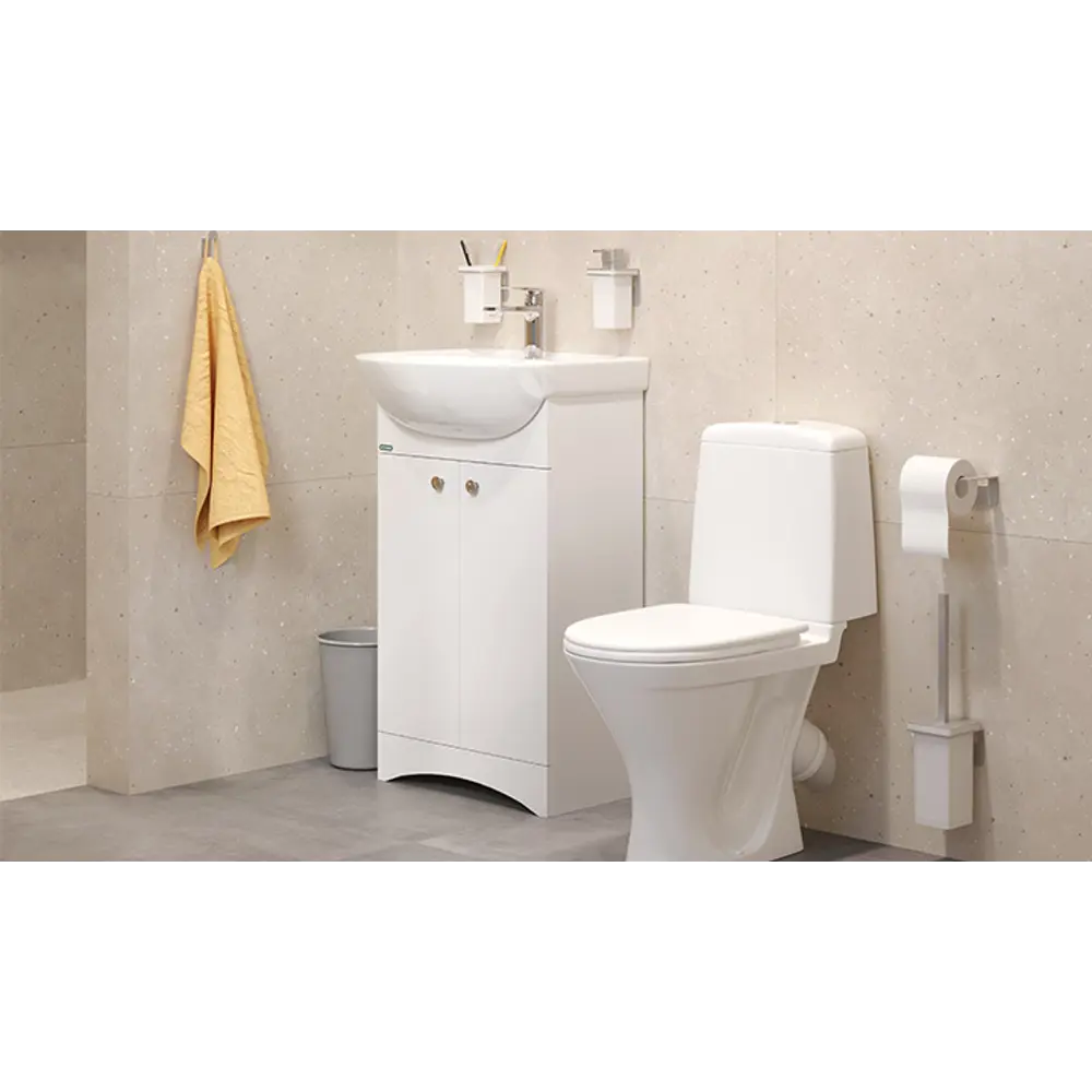 Керамогранит Grasaro Granella 60x60 см 1.8 м² матовый цвет светло-бежевый 86554527 STLM-2175842 - Вид №3
