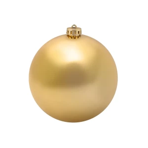 Елочный шар ø20 см пластик золотой