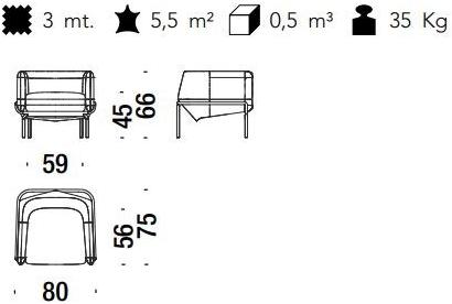 Moroso Кресло с подлокотниками sun-id-1442964 - Вид №8
