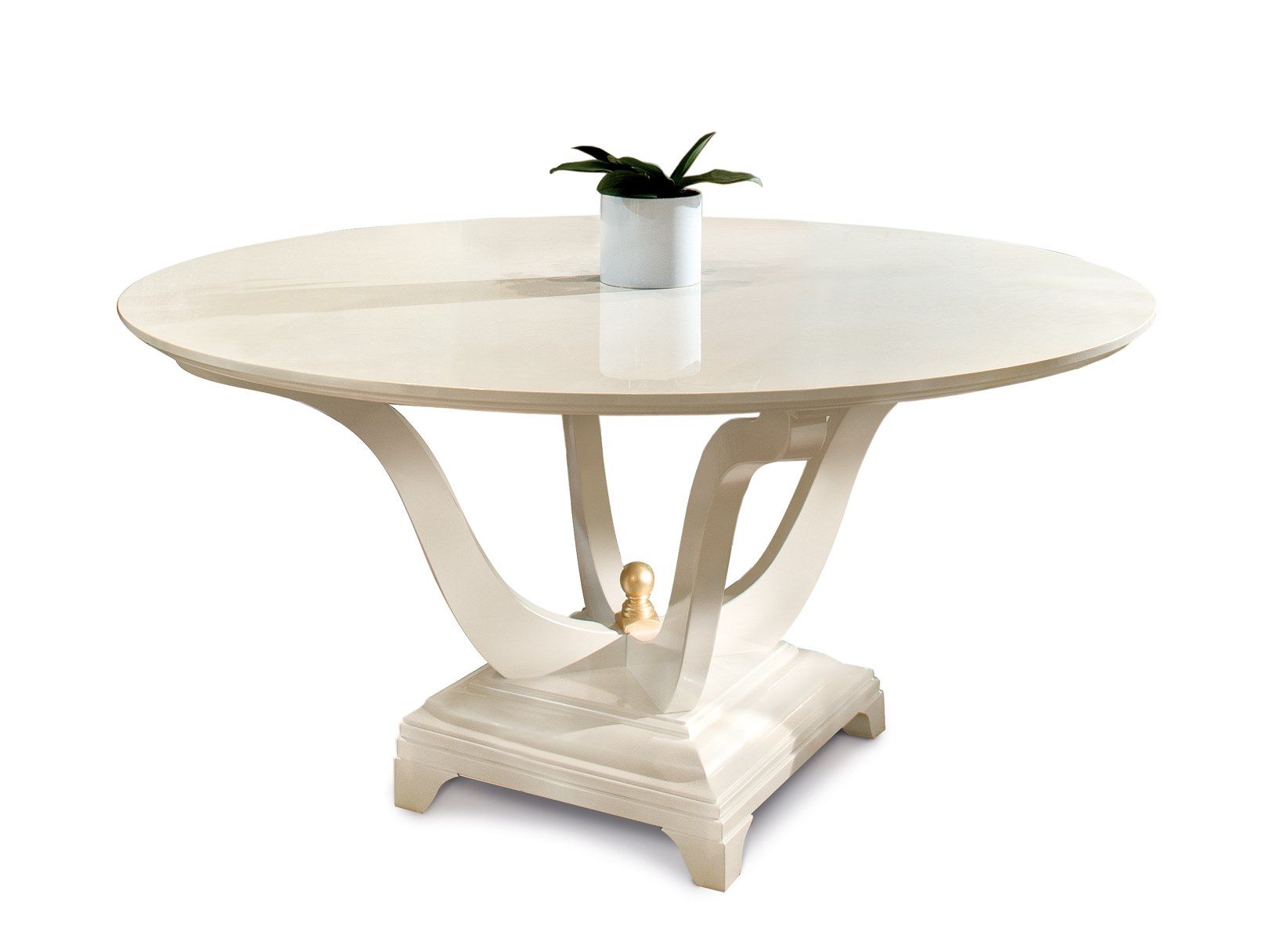 Круглый деревянный обеденный стол CASA +39 Gold ARCH-00115476