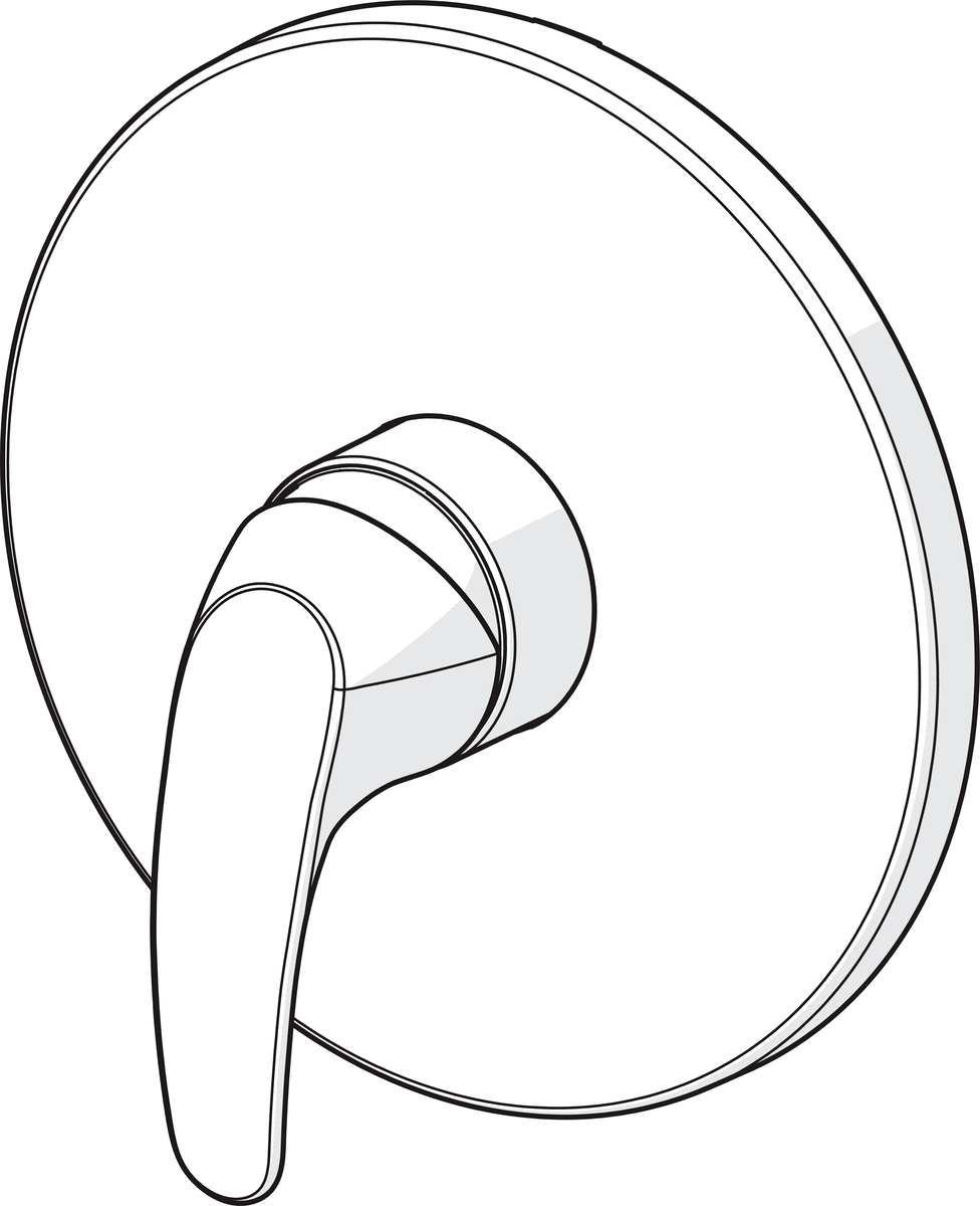 Oras 1463C Панель смесителя для душа 1463C Polara Хром  - Вид №2