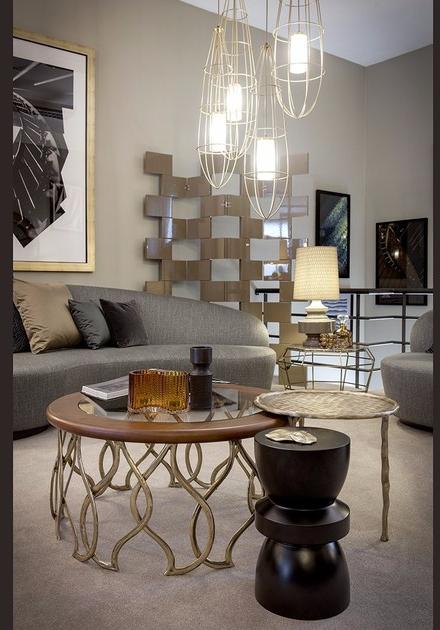 Hamilton Conte Paris Низкий круглый деревянный журнальный столик sun-id-1380958 - Вид №4