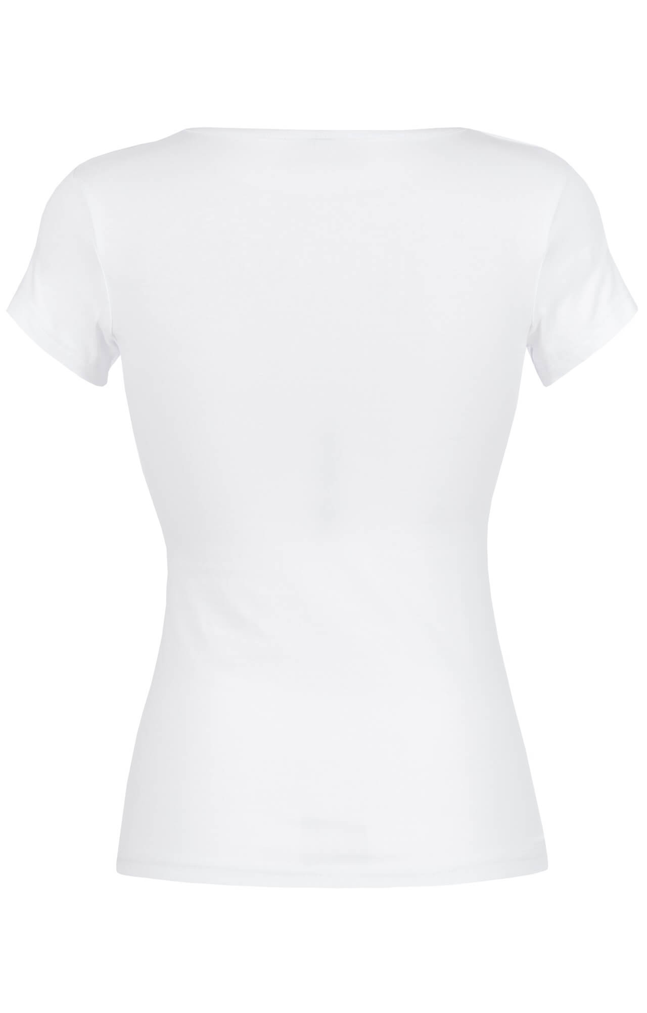 62136 Футболка женская белая LUXE  Одежда для официантов  размер L  - Вид №3