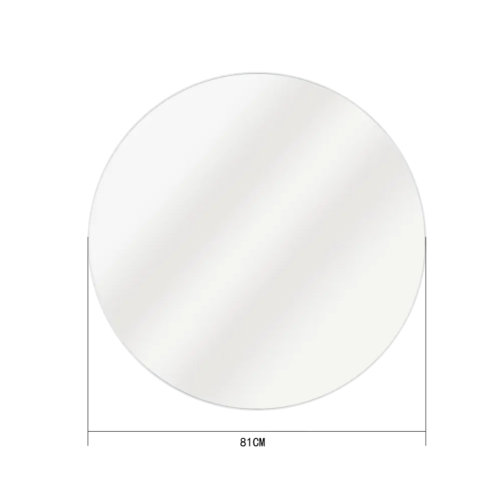 Зеркало декоративное KREAFORTA Focale круглое D81 см металл цвет белый 89451070 STLM-2110229  - Вид №6