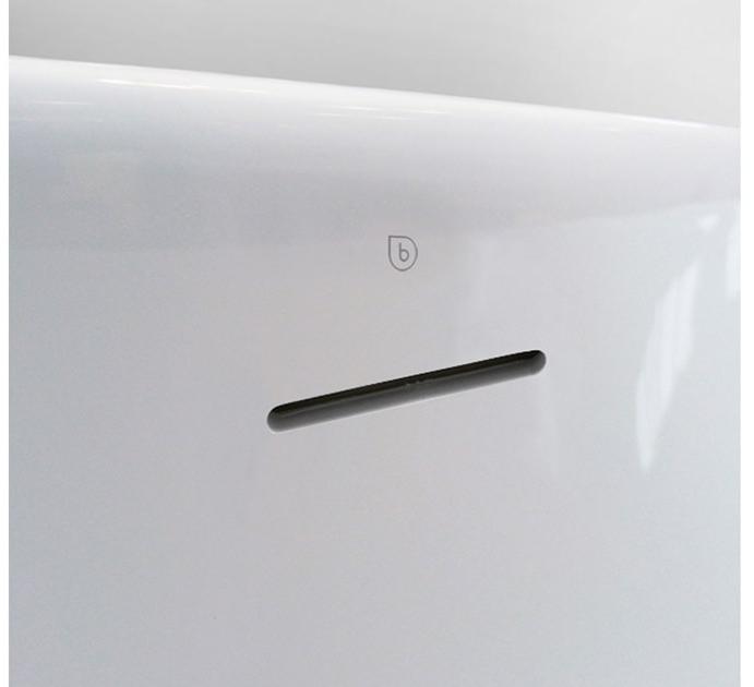 Blu Bathworks® Отдельностоящая овальная акриловая ванна Pisa Bt8004b16 - Вид №3