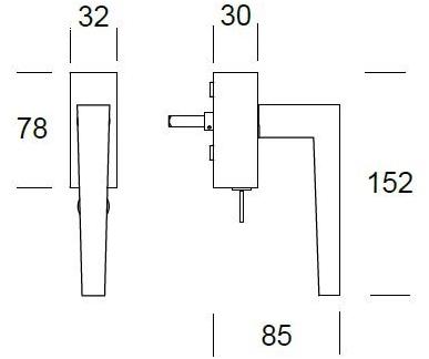 Reguitti Оконная ручка dk с замком на розетке Seoul Aq17dkc8141 - Вид №2