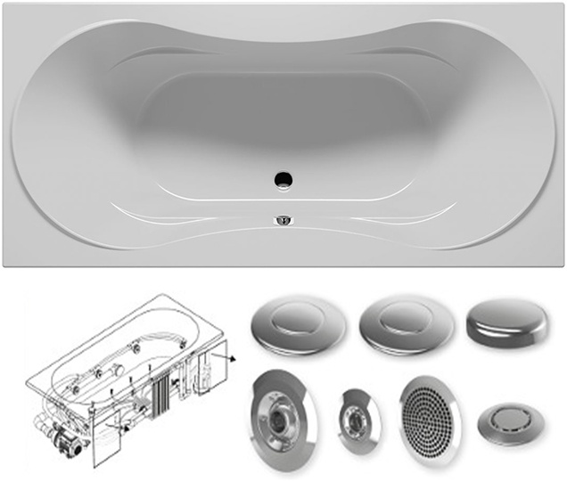 BA5800500000000_hit1 Ванна Riho Supreme Santreyd - Вид №3
