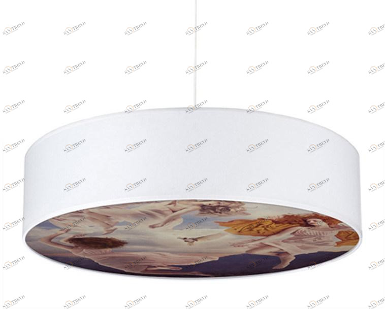 Mineheart Цилиндрический тканевый абажур Renaissance Lig/008