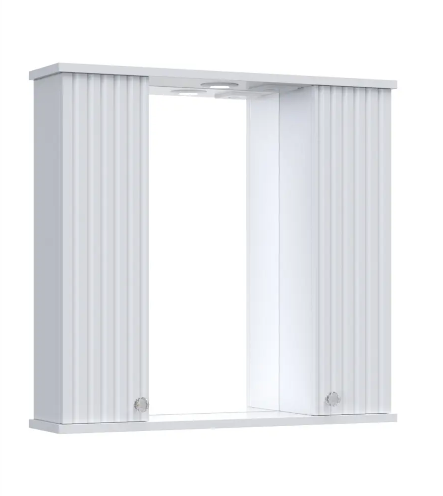 Зеркальный шкаф Santreyd Роллс с LED-подсветкой для ванной 85×72 см 85235131