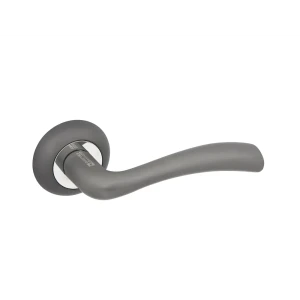 Дверные ручки Фабрика Замков A 113 GF, без запирания, комплект, цвет графит