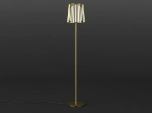 Quasar Светодиодный торшер прямого света из латуни Julia