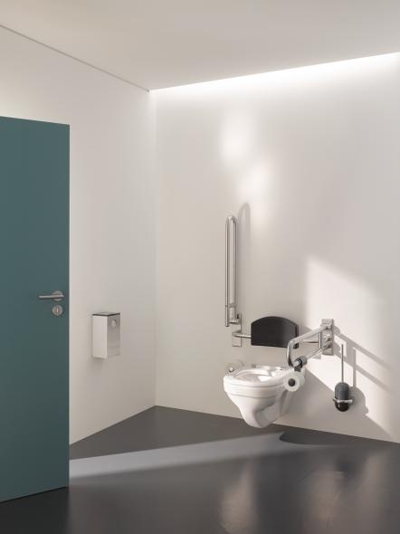 805.50.015 Держатель рулона туалетной бумаги в комплекте HEWI Stützen  - Вид №6