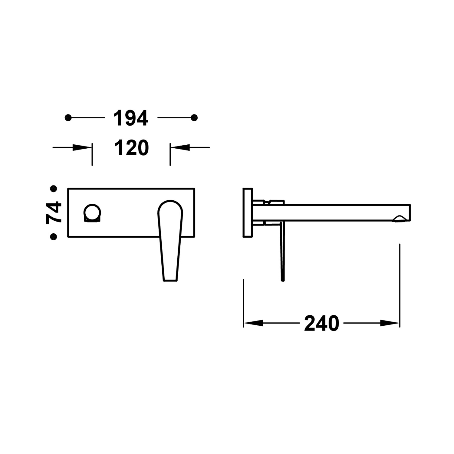 КЛАСС Видимой части для корпуса встраиваемой раковины-20530032 TRES  - Вид №1