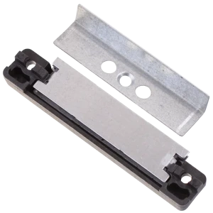 Защелка балконная магнитная 65x20 мм металл цвет серый