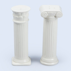 DYHESSPWH Солонка и перечница керамические hestia белые Doiy