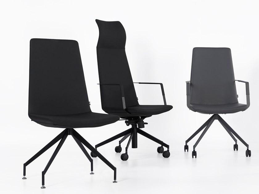 B&T Design Офисное кресло из кожи на жердочке Zone sun-id-1506242 - Вид №3