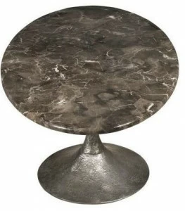 Hamilton Conte Paris Круглый журнальный столик из мрамора Etna