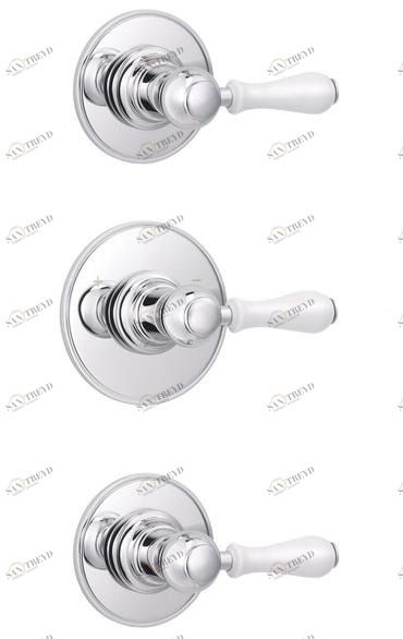 rvb Смеситель для душа на 3 отверстия Flamant butler 1950.11.94-wo