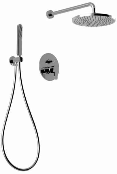 Rubinetteria Giulini Смеситель для душа с ручным душем с верхним душем Surf F5813kb - Вид №1