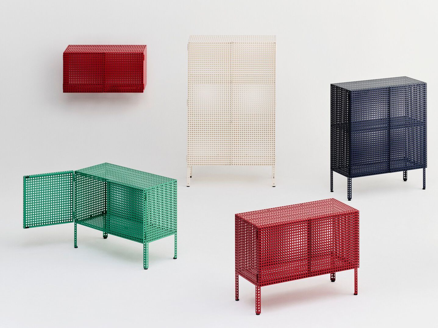 Стальной шкаф с порошковым покрытием с распашными дверцами Hay перфорированный шкаф ARCH-00140639 - Вид №26