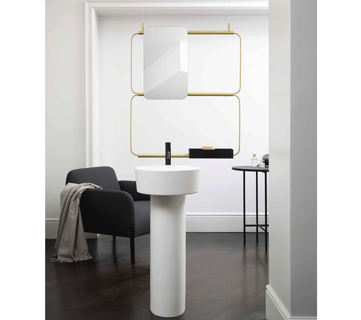 Ex.T Nudo Подвесная или настенная модульная система nudo-ottone_4 - Вид №5