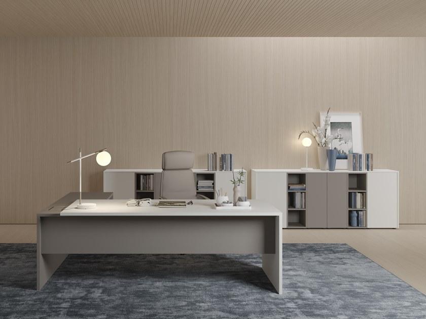 PROF Прямоугольный стол из fenix-ntm® с системой организации кабелей Entry sun-id-1424410 - Вид №9