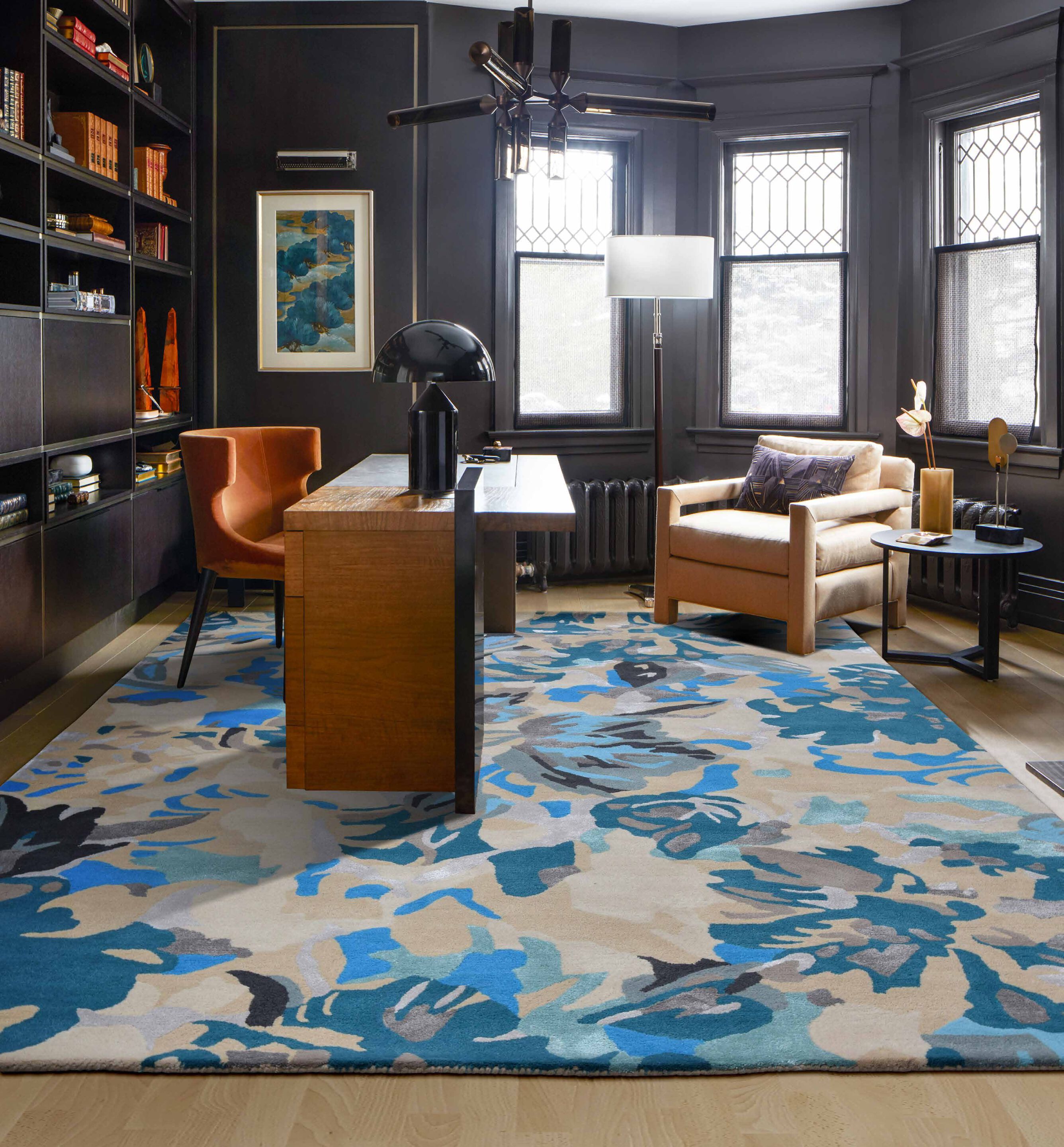 Прямоугольный цветочный ковер с длинным ворсом Ademi Exclusive ARCH-00028486 - Вид №6