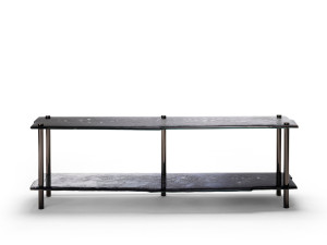 Стеклянная прямоугольная консоль