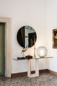 Прямоугольная хрустальная консоль