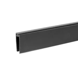 Профиль финишный защелкивающийся цвет тёмный