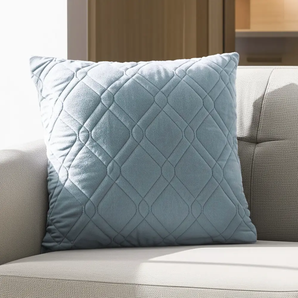 Подушка декоративная Linen Way 43x43 см цвет серебристый 85295347 STLM-2045206 