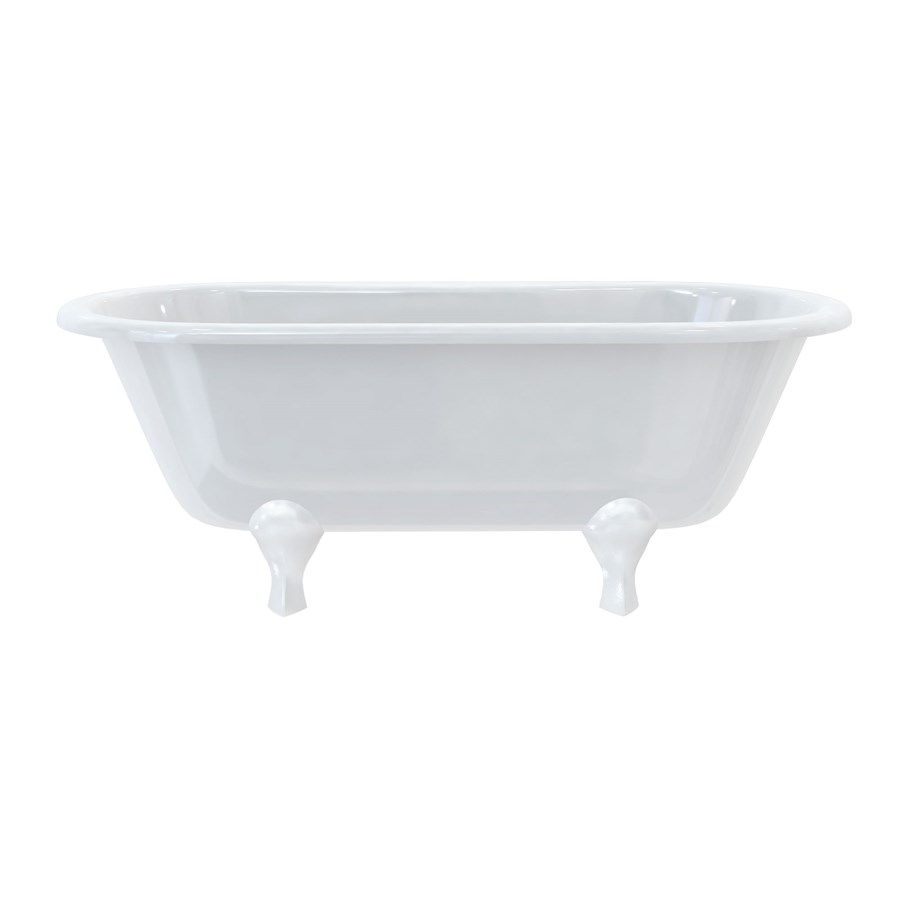 Burlington Двухсторонняя ванна Windsor 170 см с роскошными ножками с ножками Luxury Claw в черном цвете E3 L1B  - Вид №7