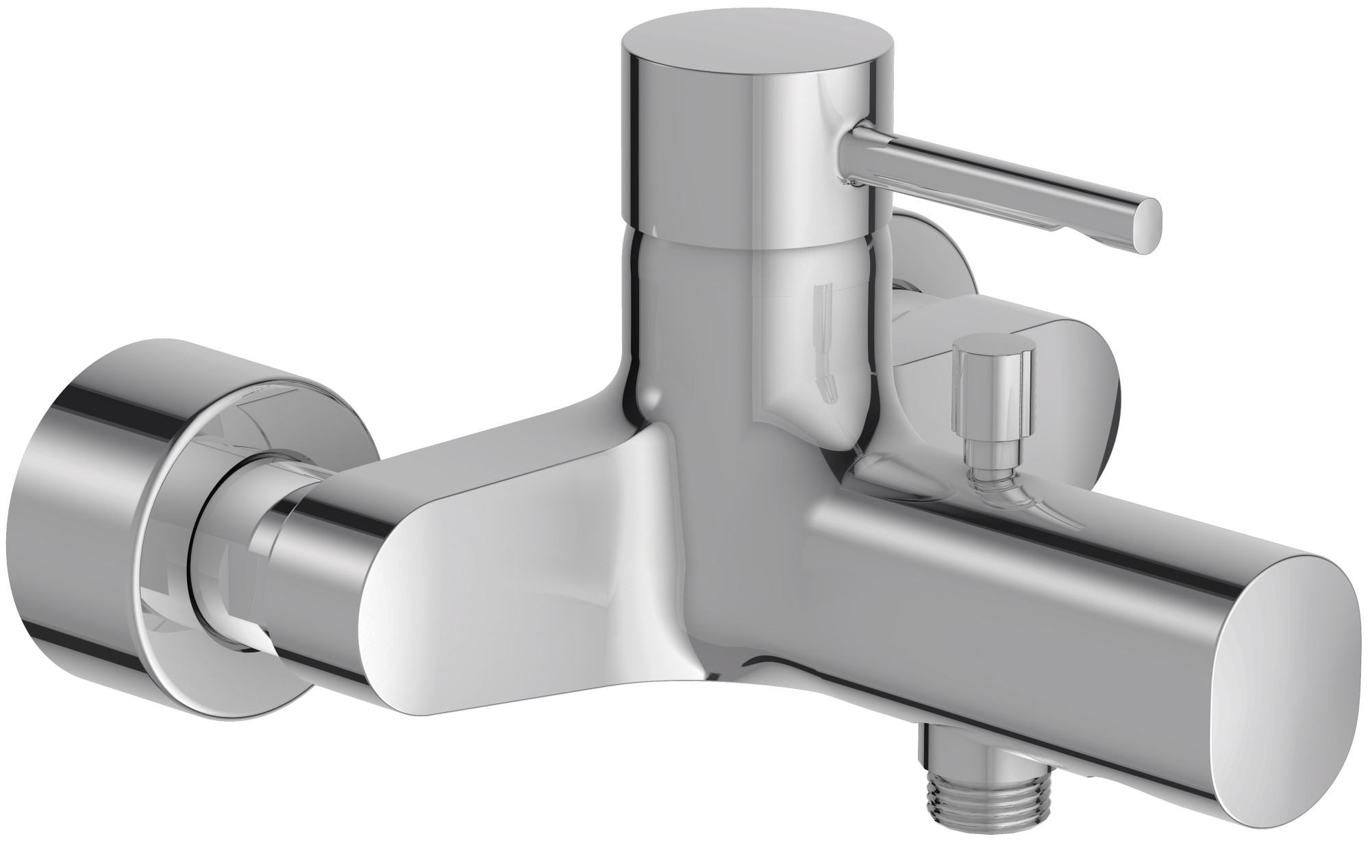 E45532-CP однорычажный настенный смеситель для ванны/душа JACOB DELAFON CUFF