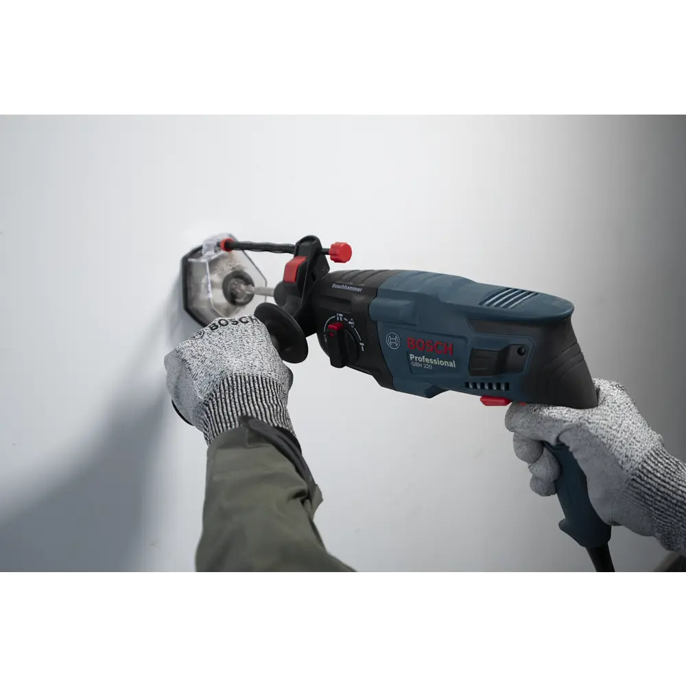 Перфоратор SDS-plus Bosch GBH 220 Professional 720 Вт, 06112A6020, 2 Дж BOSCH PROFESSIONAL STLM-2061570 - Вид №16