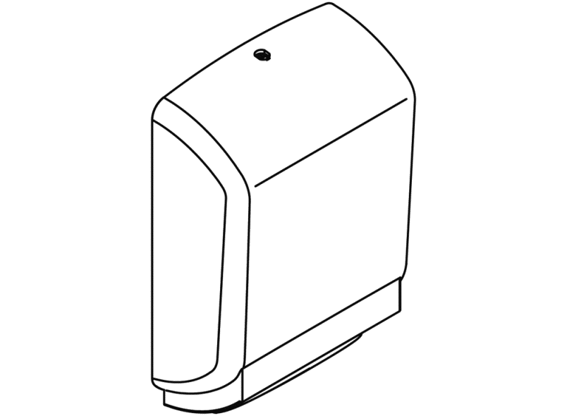 477.06B60005 диспенсер для бумажных полотенец HEWI Edition matt | Polyamid  - Вид №8