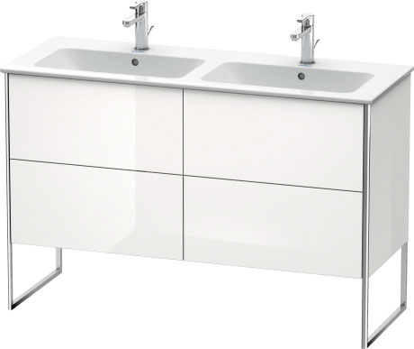 XS444904949 XSquare Тумбочка напольная Графит матовый, декор Duravit - Вид №2
