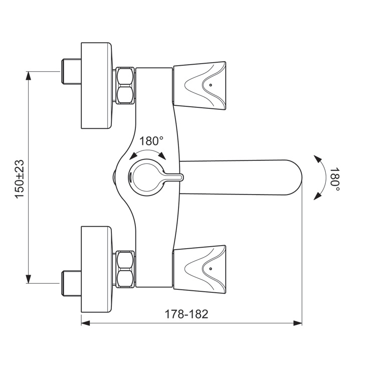 BA334AA Смеситель для ванны/душа VIDIMA NEO - Вид №2