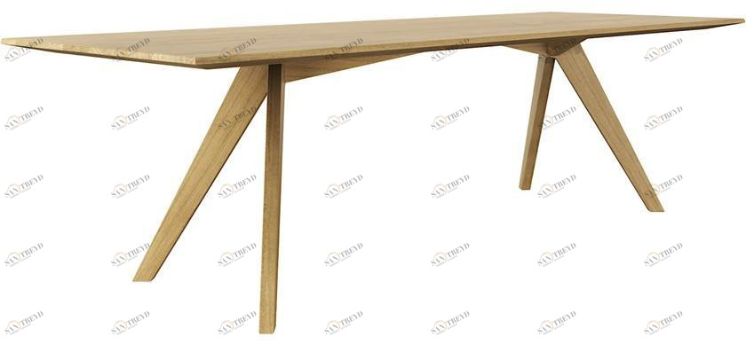 horgenglarus Прямоугольный обеденный стол из массива дерева  T-4201 