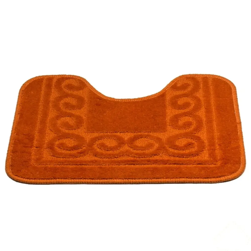 Коврик для туалета ТН оранжевый, 40x50 см MR PENGUIN Без серии STLM-2001469