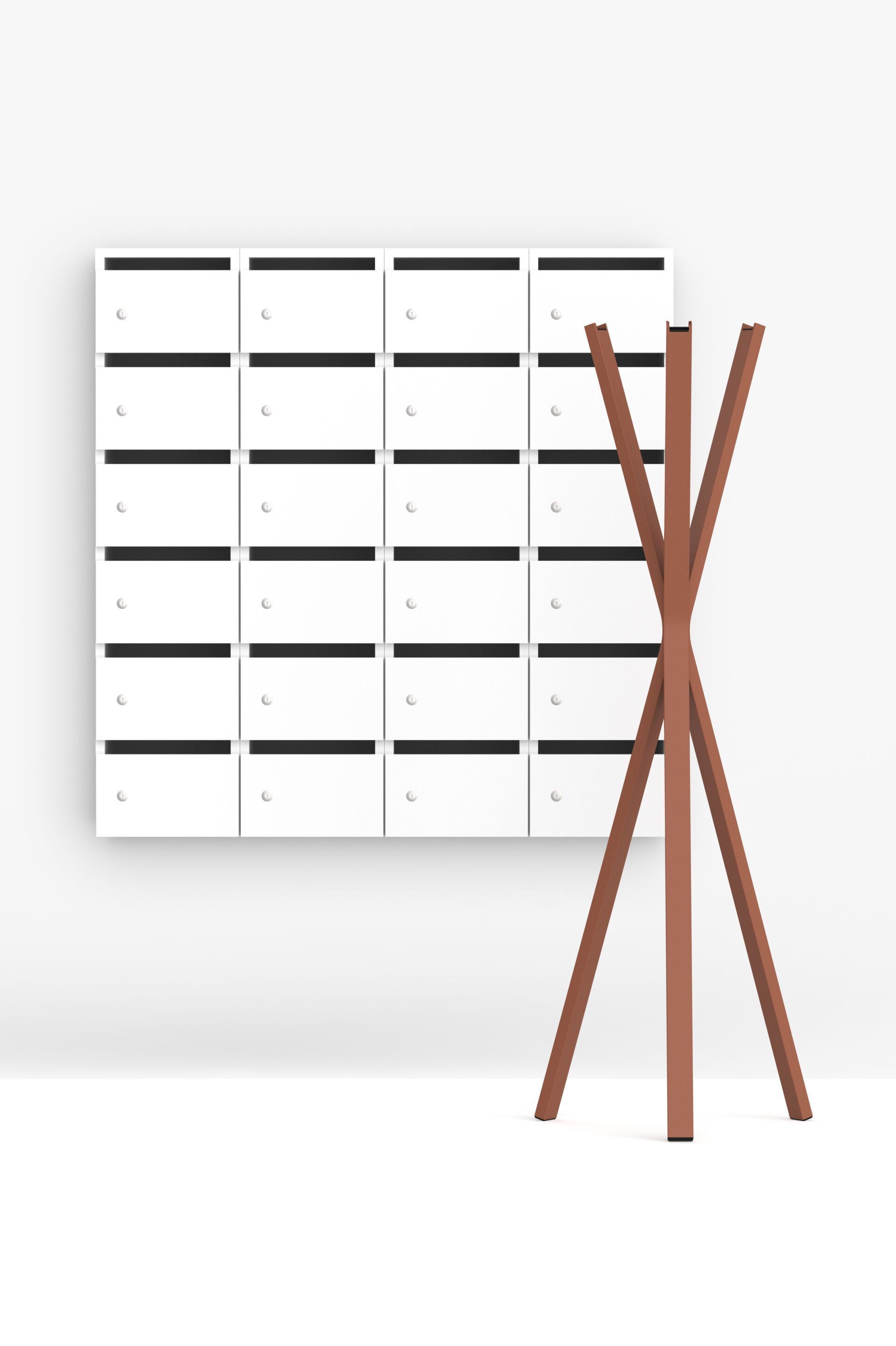 Стальная напольная вешалка с порошковым покрытием FUNCTIONALS HJW ARCH-00064733 - Вид №2