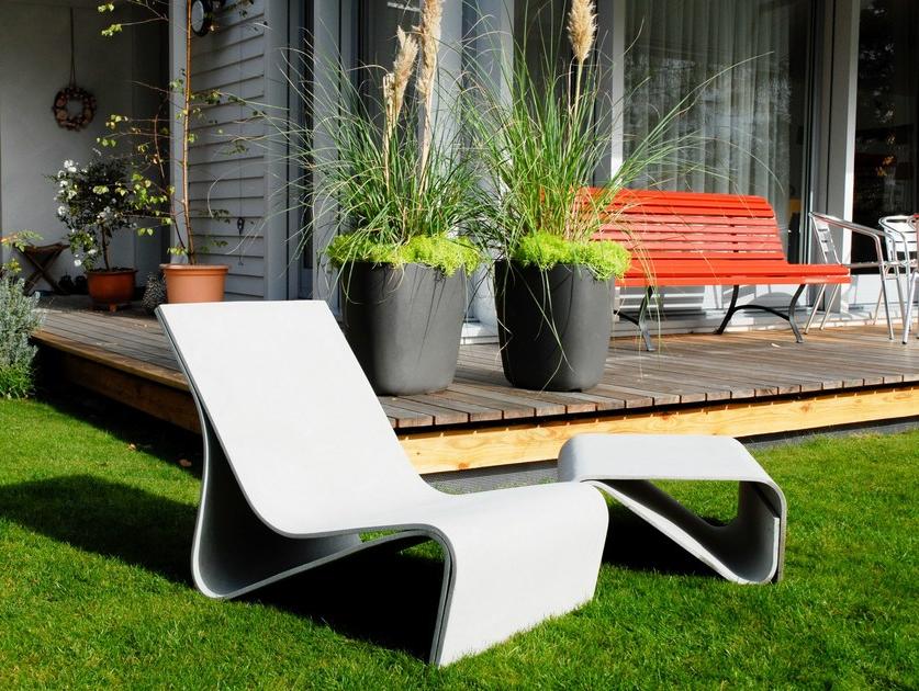 SWISSPEARL Italia Низкий садовый журнальный столик из цемента Design 8038497 - Вид №3