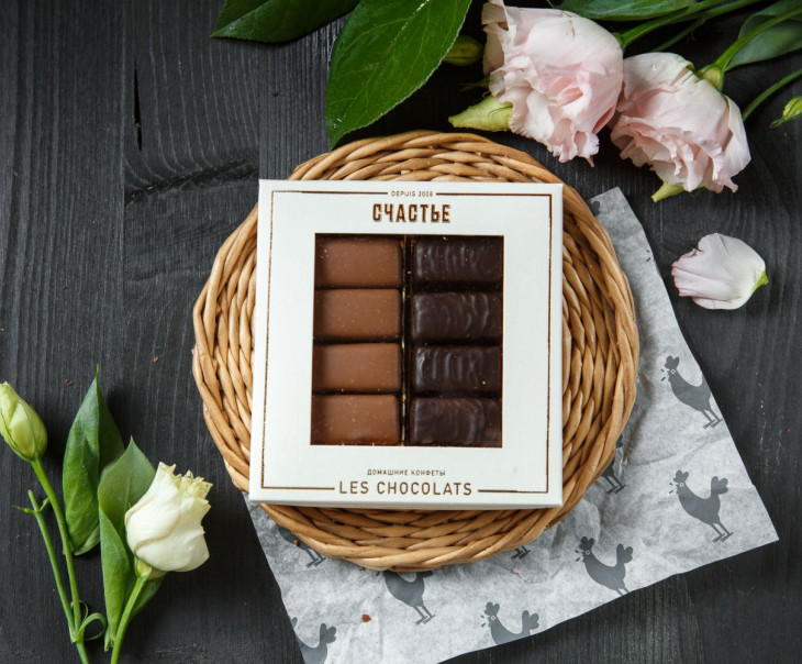 9533 Набор домашних шоколадных конфет "Счастье" №3 Вкусляндия  - Вид №2