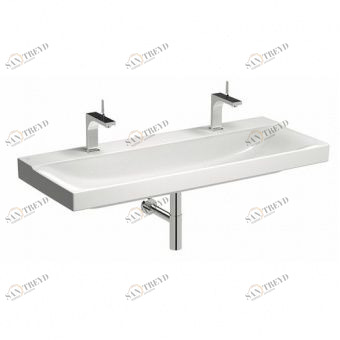 127025000 Подвесная раковина настенная прямоугольная Keramag  белая 