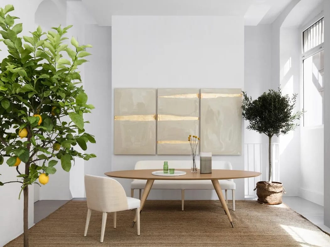 Мягкая скамейка из ткани со спинкой DOM EDIZIONI коллекция Ривьера ARCH-00049301 - Вид №3