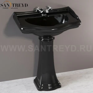104604 Напольная раковина стоящая прямоугольная Kerasan RETRO