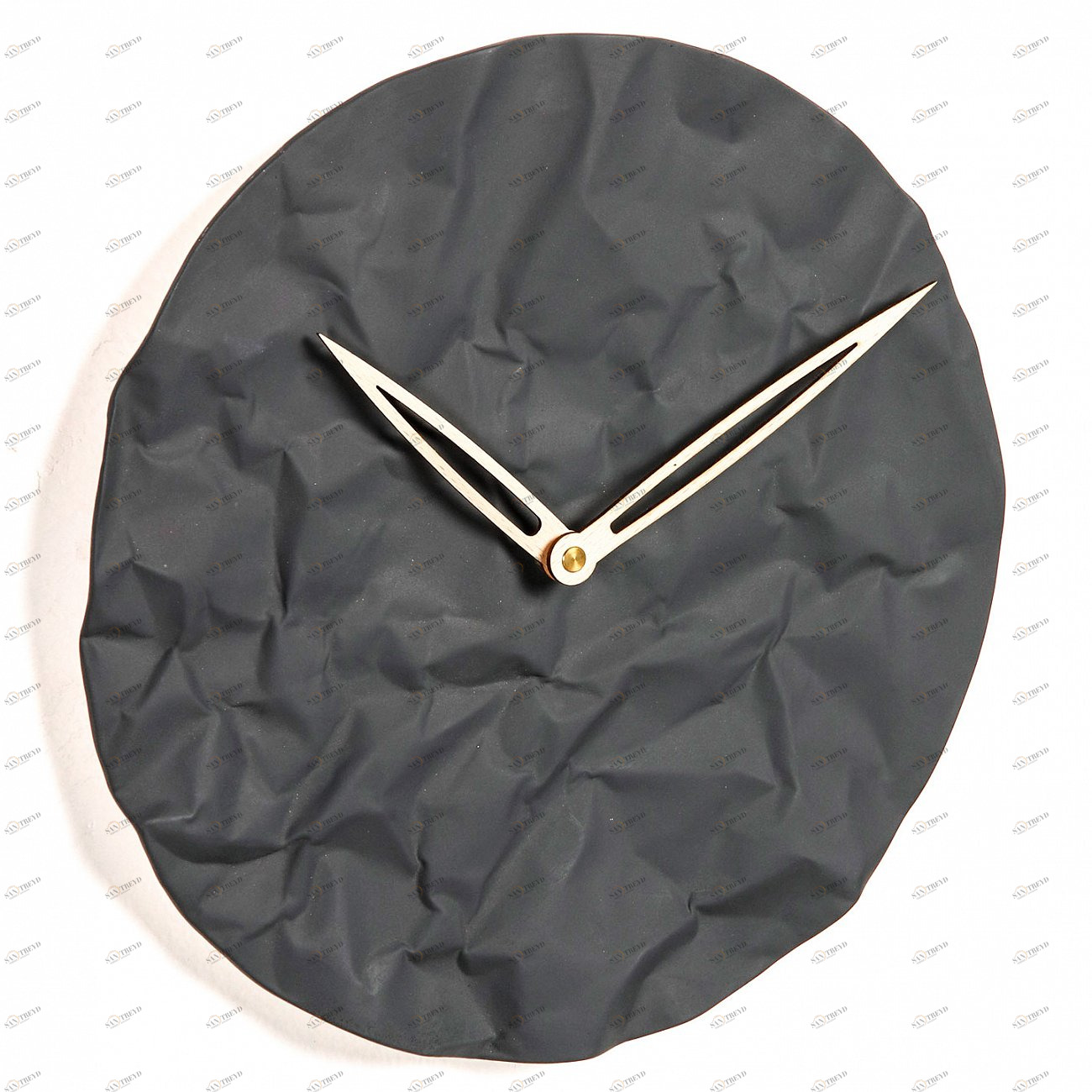 Часы настенные с рельефом круглые темно-серые Cristela от La Forma LA FORMA ДИЗАЙНЕРСКИЕ 344302 Белый 