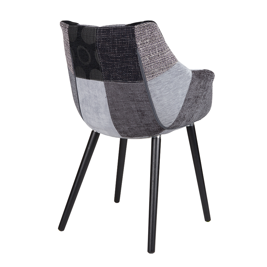 Кресло Twelve Patchwork серое Zuiver 1100267 - Вид №2