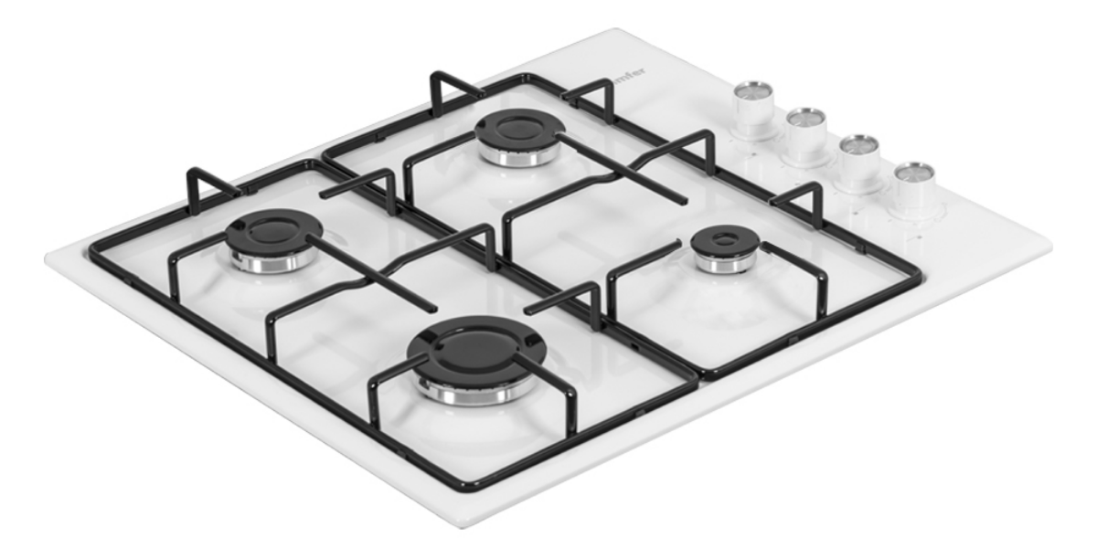 9211439 Газовая варочная поверхность Simfer H60Q40W400 STDN-0058686 - Вид №5